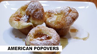 Easy Homemade American Popovers Recipe [upl. by Perlis]