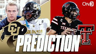 Colorado Buffs vs Texas Tech Red Raiders PREDICTION amp Preview  Deion Sanders Keeping CFP Hope Alive [upl. by Garap871]