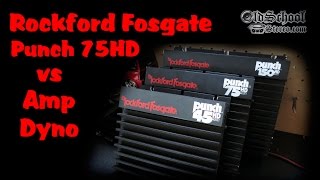 1991 Rockford Fosgate Punch 75HD Amp on the Amp Dyno [upl. by Jahdai738]