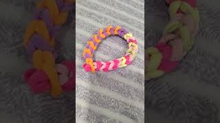 Handmade loom band bracelet transition tamil loombands bracelet [upl. by Htederem]