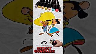 menggambar speedy gonzales shorts art drawing draw like speedygonzales looneytunes mouse [upl. by Nauwtna509]