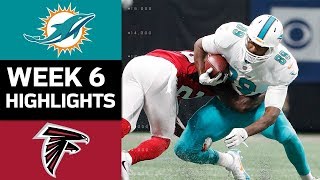 Dolphins vs Falcons  NFL Week 6 Game Highlights [upl. by Aryad]