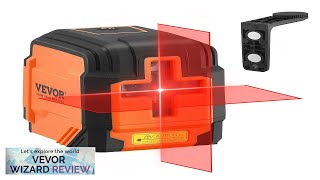 VEVOR Laser Level 50ft Self Leveling Manual Red Cross Line Laser IP54 Review [upl. by Casteel579]