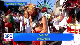 Danzantes ofrecieron baile a Tonantzin en la Basílica de Guadalupe  De Pisa y Corre [upl. by Tihw726]