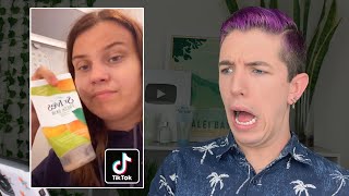 Reacting to YOUR TikTok Skin Care Routines [upl. by Ganny]