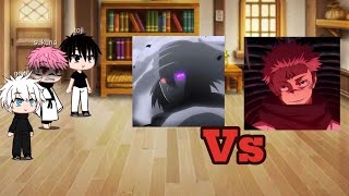 Jujutsu kaisen react to Sasuke as new studentSASUKE VS SUKUNA [upl. by Allimac842]