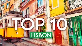 TOP 10 Things to do in LISBON  2023 Lisboa Travel Guide [upl. by Palestine913]