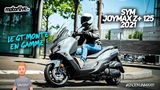 SYM JOYMAX Z 125 EURO 5  TEST MOTORLIVE [upl. by Alleuqahs]