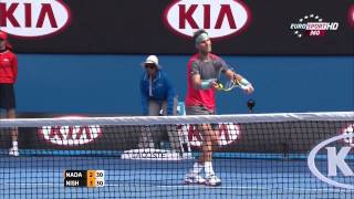 Australian Open 2014 Nadal vs Nishikori Primer SetFirst Set 720 HD [upl. by Kort]