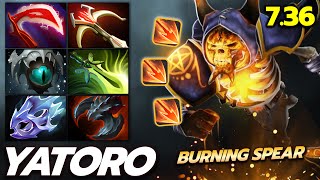 YATORO Clinkz 736 New Carry 34 Kills Gameplay Dota 2 Fullmatch [upl. by Louth]