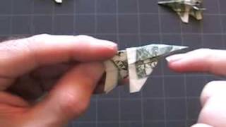 Dollar Origami F18 Steps 914 [upl. by Airotcivairam]