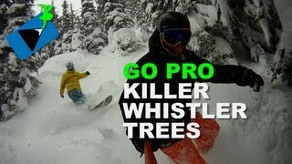 Killer Trees on Whistler Mountain  GoPro Snowboarding [upl. by Moritz]