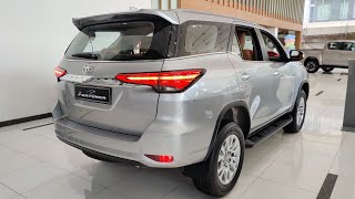 2022 Toyota Fortuner Silver Color Engine 28L  7 Seats SUV  Exterior and Interior [upl. by Ahsenik]