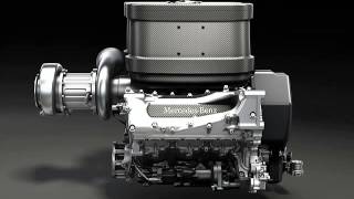 mercedes F1 2014 16 litre V6 TURBO engine [upl. by Eusoj]