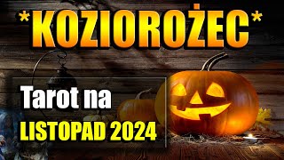 🎃KOZIOROŻEC TAROT LISTOPAD 2024🎃 [upl. by Hildegarde]