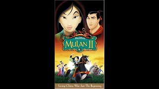 Opening to Mulan II 2005 VHS [upl. by Va871]