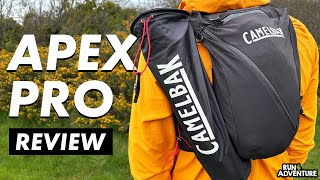 THE ONE TO BUY  CamelBak APEX PRO Hydration Vest Running Pack FULL REVIEW  Run4Adventure [upl. by Nwahsed]