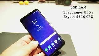 Samsung Galaxy S9 First Look  Hands on  Price MWC 2018 [upl. by Lussi]