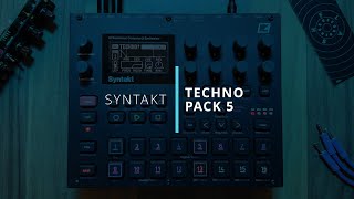 Syntakt Techno Pack 5 Presets by Mutlu Rhythms  riemannkollektioncom [upl. by Atsilac]