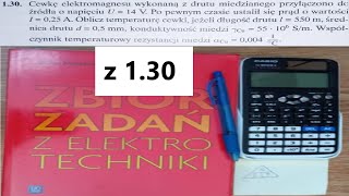 Zadanie 130 Elektrotechnika  zbiór zadań by Aleksy Markiewicz [upl. by Pompea]