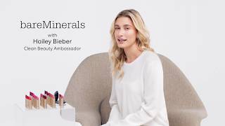 Mineralist Lipstick with Hailey Bieber Lipstick Tutorial [upl. by Gnod575]