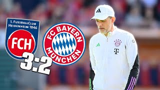 Nach 02 Heidenheim BLAMIERT Bayern Tuchel nicht mehr tragbar [upl. by Hgielsa]