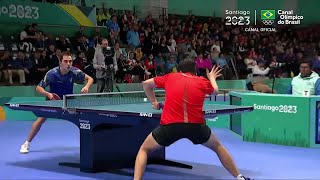 Hugo Calderano vs Carlos Fernandez Pardo  116  Pan 2023 [upl. by Bolton]