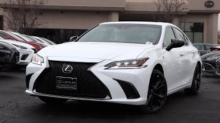 New 2021 Lexus ES 350 F SPORT Black Line Special Edition Quick Walk Around shorts [upl. by Drawoh523]