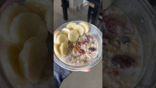 Day 1 of 30 day Challenge  Aaj nashte pe banaya overnight soaked oats shorts youtubeshorts [upl. by Ociral572]