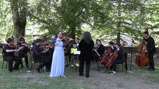 Sarasate Introduzione e tarantella op 48 vl Linda Guglielmi  orch LOro del Reno dir MTintoni [upl. by Cardie43]