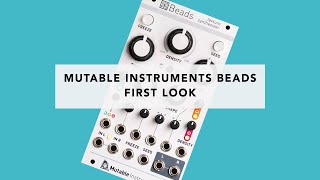 Mutable Instruments Beads  First Look Tutorial Demo amp Jam [upl. by Luttrell]