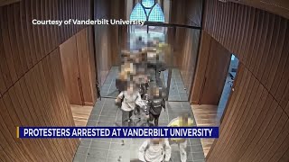 Protesters arrested at Vanderbilt University [upl. by Jacklyn192]