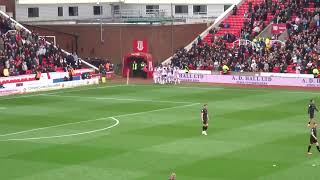 Stoke City  Luke Cundle goal celebrations vs Bristol City [upl. by Furiya272]