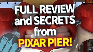 FULL REVIEW and SECRETS from PIXAR PIER [upl. by Ress]