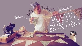 How to make bunting for any occasion [upl. by Lamdin]