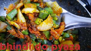 bhindi do pyaza recipe लाजवाब भिंडी दो प्याजा भिंडी की जरा हटके सब्जी [upl. by Okihcim]