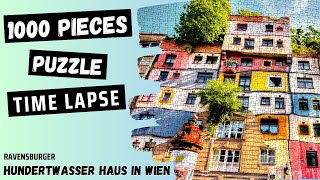 Hundertwasser Haus in Wien 1000 Pieces  Ravensburger Puzzle [upl. by Fried]