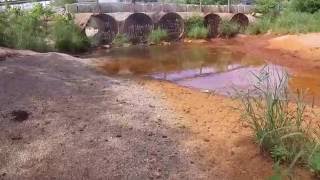 Drone footage Tar Creek Superfund Site near Picher OK [upl. by Eisned]