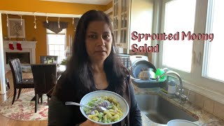 Sprouted Moong Salad Recipe  Cooking 11 [upl. by Hoban364]