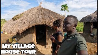 AFRICAN VILLAGE LIFE inside my house tour [upl. by Phedra]