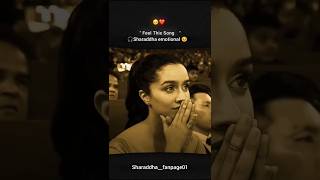 🥹Shraddha Kapoor listened to this song and became emotional🎧🤌 bollywood sharddhafanpage01love [upl. by Gnilrits150]