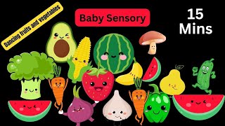 Baby Sensory Dancing Fruits and Veggies [upl. by Alleacim116]