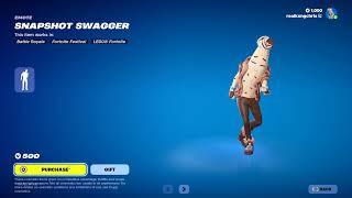 Teejay drift in Fortnite emote  snapshot swagger [upl. by Aisorbma529]