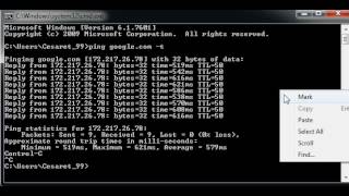 How to PING Google in CMD [upl. by Catina]