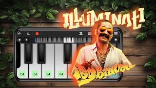 Illuminati AaveshamJithu Madhavan piano lessons with chordsEasy piano lessons [upl. by Eiknarf]