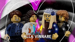 Alla Vinnare  LEGO Melodifestivalen 19582021 [upl. by Keldon75]