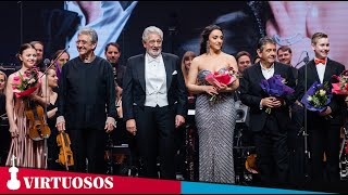 Plácido Domingo and the Virtuosos  Concert at MVM Dome  Budapest Hungary [upl. by Anilek]