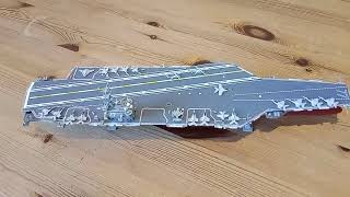 USS George H W Bush 1700 Ship model CVN 77 [upl. by Licko]