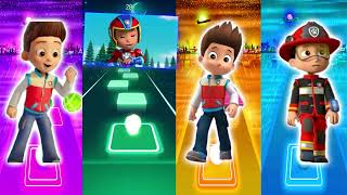 PAW Patrol best Friends 🎶 Ryder 🆚 Ryder 🆚 Ryder 🆚 Ryder Tiles Hop EDM Rush [upl. by Nosnhoj]