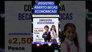 Convocatoria becas económicas conoce los requisitos y coml hacer tu solicitud [upl. by Appleton]